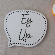 Yorkshire Slang Stitch Kit – DIY Embroidery Craft Set | Yorkshire Gifts | Chuffin Eck, Ey Up, It’ll Be Reyt, Ow Do | Handmade Home Decor Kit