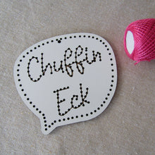 Yorkshire Slang Stitch Kit – DIY Embroidery Craft Set | Yorkshire Gifts | Chuffin Eck, Ey Up, It’ll Be Reyt, Ow Do | Handmade Home Decor Kit