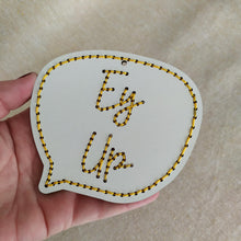 Yorkshire Slang Stitch Kit – DIY Embroidery Craft Set | Yorkshire Gifts | Chuffin Eck, Ey Up, It’ll Be Reyt, Ow Do | Handmade Home Decor Kit