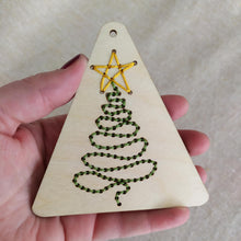 π Set of 3 Christmas Tree Decorations Stitch Kit β DIY Embroidery Craft Kit