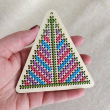 π Set of 3 Christmas Tree Decorations Stitch Kit β DIY Embroidery Craft Kit