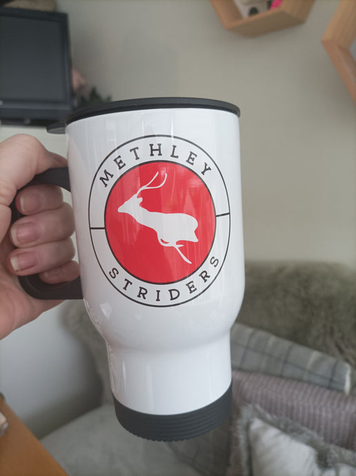 Methley Striders printed Travel Mug