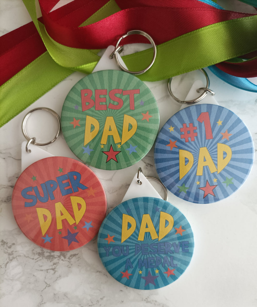 Father's Day Medal / Keyring -