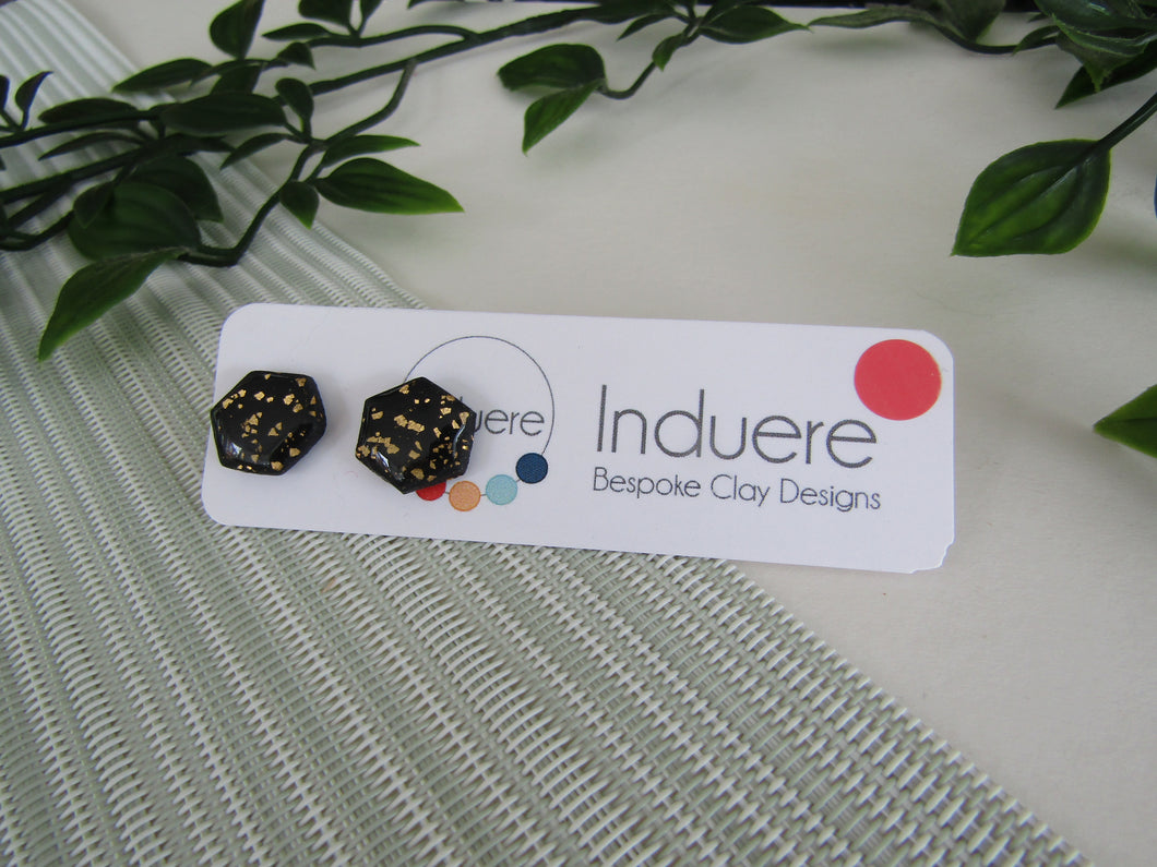 Induere - Polymer Clay Earring | studs 3D