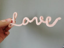 Love Knitted Wire Word Handwritten Wall Art - Fred And Bo