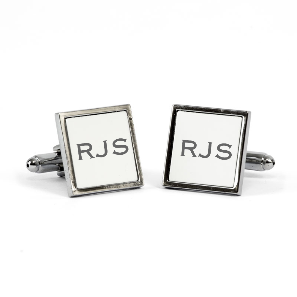 Personalised Initials Cufflink - Wedding - Father's Day - Graduation