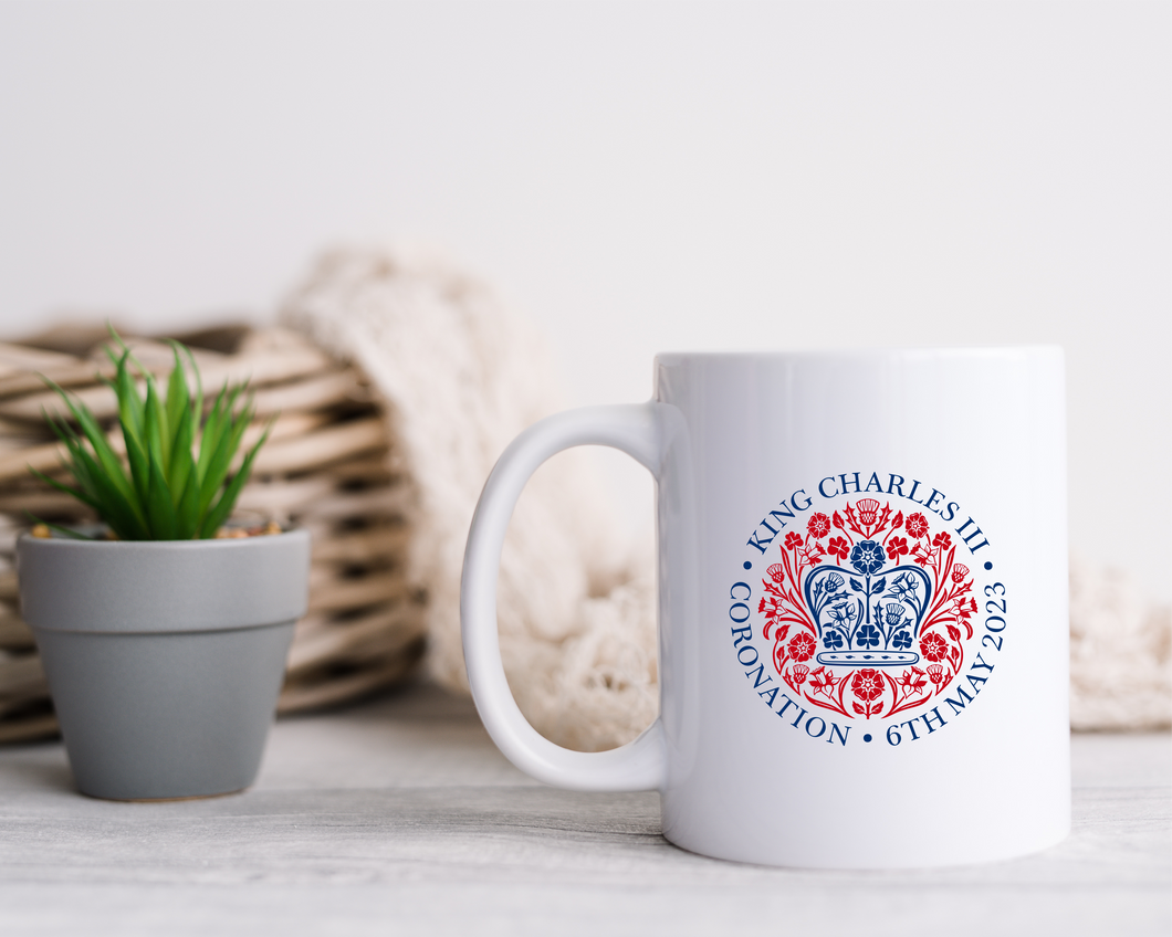 King Charles III Coronation Mug - printed ceramic mug