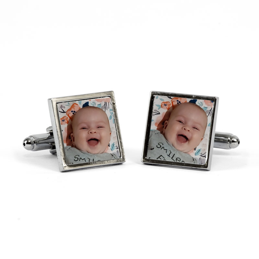 Personalised Photo Cufflink