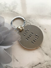 Let’s Doula This hand stamped metal key ring - Fred And Bo