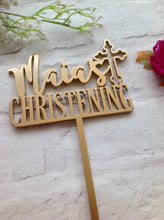 Christening cake topper - - Fred And Bo