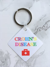 Crohn’s Disease Medical Alert Keyring. - Fred And Bo