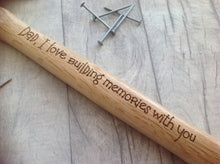 Custom text Engraved Hammer- 16oz claw hammer personalised with your own text - Fred And Bo