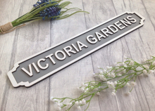 Street sign- LARGE Railway Station Vintage Style. Personalised - Fred And Bo