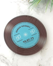 Personalised LP Vinyl Record Glass Coaster