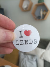 I Love Leeds - Button Badge 38mm