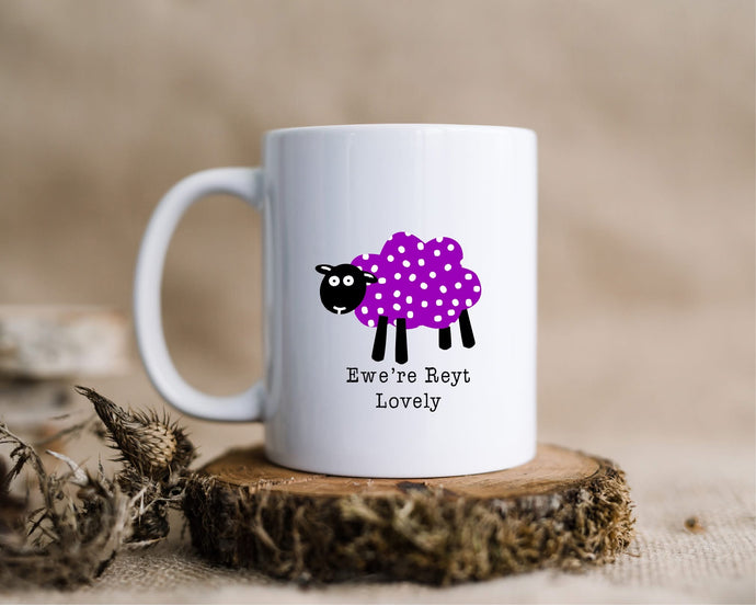 Ewe’re Reyt Lovely - Yorkshire Sheep ceramic mug