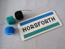 Horsforth Road Sign Stitch Kit – DIY Embroidery Craft Set | Yorkshire Gifts | Handmade Home Decor Kit