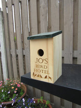 Wild Bird Nesting Box - Personalised Bird Hotel Nesting Box