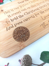 Christmas Eve Tray - Festive Poem - Bamboo Serving Platter