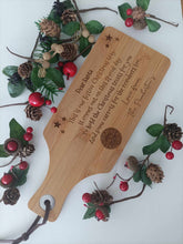 Christmas Eve Tray - Festive Poem - Bamboo Serving Platter