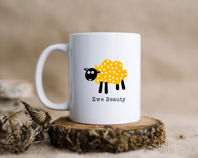 Ewe Beauty - Yorkshire Sheep ceramic mug
