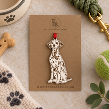 Engraved Dalmation Dog Breed Christmas Bauble – Personalised Pet Keepsake