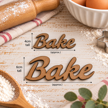 MDF ‘Bake’ Word Craft Blank – Wooden Kitchen Sign