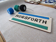 Horsforth Road Sign Stitch Kit – DIY Embroidery Craft Set | Yorkshire Gifts | Handmade Home Decor Kit