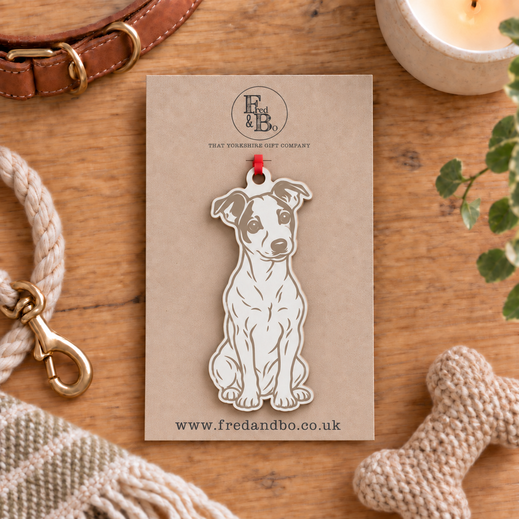 Engraved Jack Russell Dog Breed Christmas Bauble – Personalised Pet Keepsake