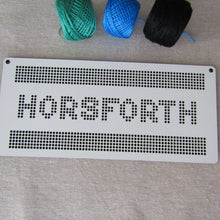 Horsforth Road Sign Stitch Kit – DIY Embroidery Craft Set | Yorkshire Gifts | Handmade Home Decor Kit