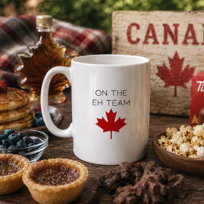 Canadian Flag The Eh Team Ceramic Mug