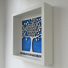 Personalised Family Tree Box Frame | Laser Cut Wall Art |