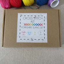 Yorkshire Slang Stitch Kit – DIY Embroidery Craft Set | Yorkshire Gifts | Chuffin Eck, Ey Up, It’ll Be Reyt, Ow Do | Handmade Home Decor Kit