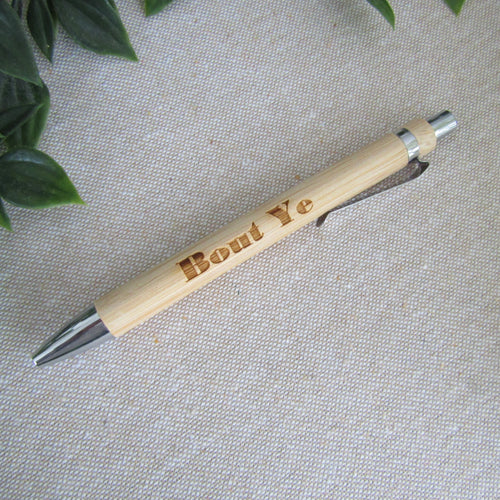 Bout Ye - Belfast Banter- Engraved Bamboo Pen