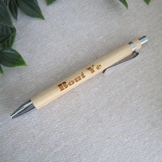 Bout Ye - Belfast Banter- Engraved Bamboo Pen