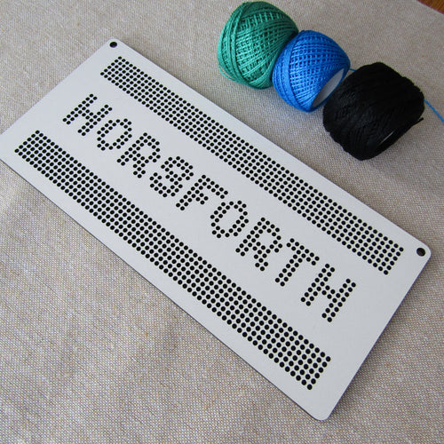 Horsforth Road Sign Stitch Kit – DIY Embroidery Craft Set | Yorkshire Gifts | Handmade Home Decor Kit