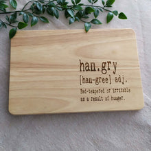 Engraved chopping board- Hangry