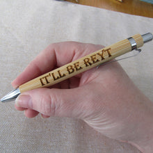 Chuffin Eck Yorkshire Slang - Engraved Bamboo Pen
