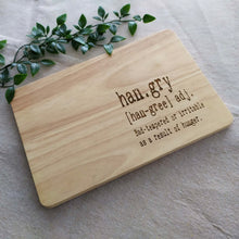 Engraved chopping board- Hangry