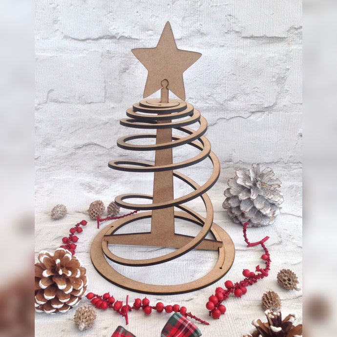 Spiral pop up Christmas tree