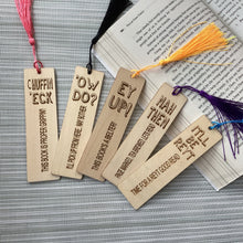 Ey Up - Yorkshire Slang Engraved Wooden Bookmark