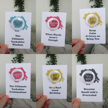 Chuffin ‘Eck - When Words Aren’t Enough - Yorkshire Slang Greeting Card with Badge