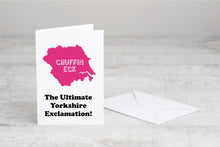 Chuffin ‘Eck - The Ultimate Yorkshire Exclamation - Yorkshire Slang Greeting Card with Badge
