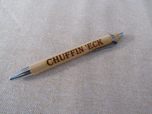 Chuffin Eck Yorkshire Slang - Engraved Bamboo Pen