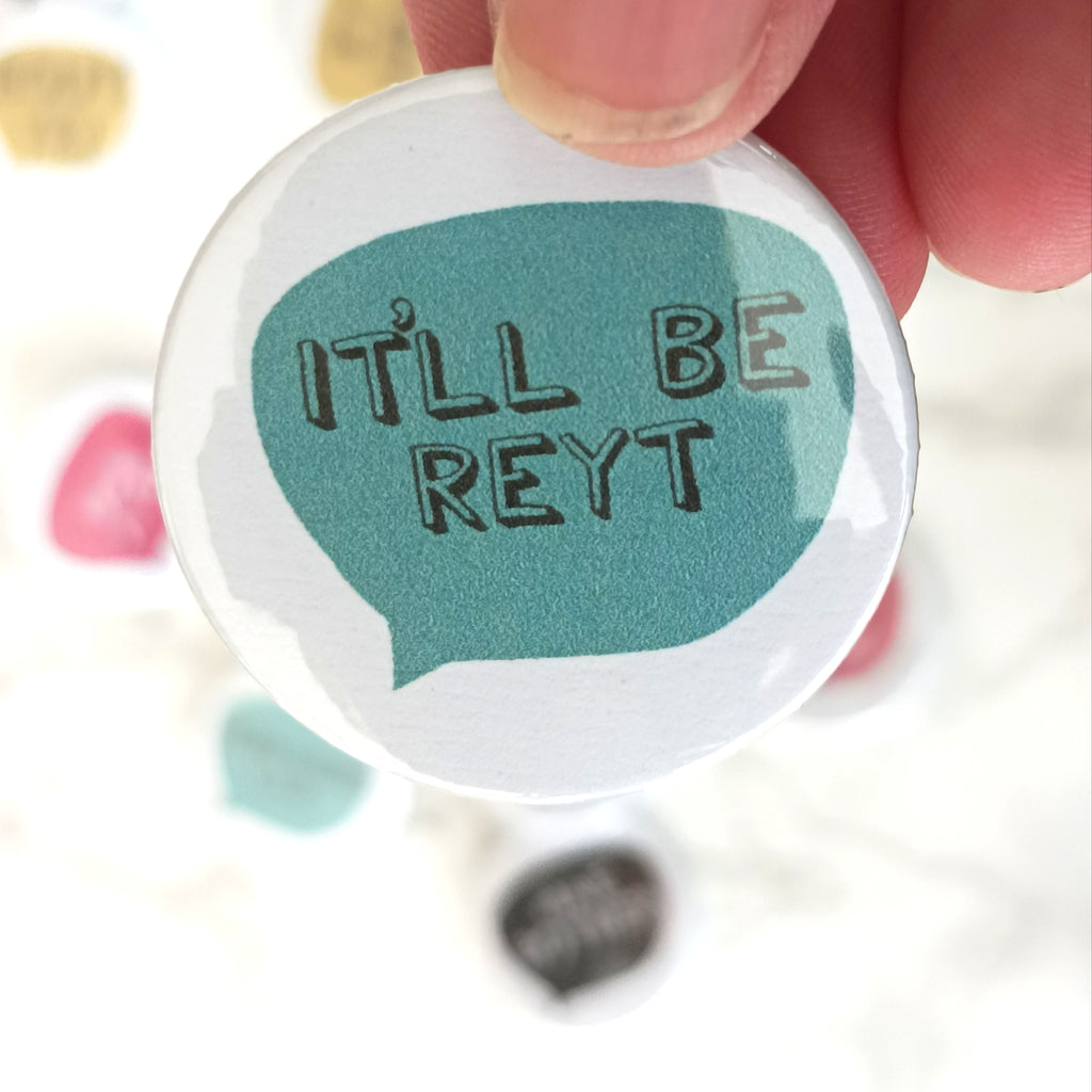 Yorkshire Slang Button Badge 38mm – Fred And Bo