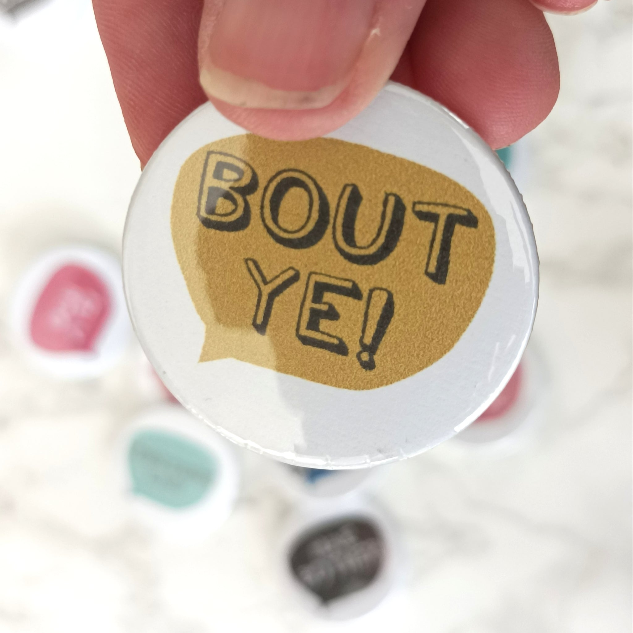 Belfast Slang Button Badge 38mm – Fred And Bo