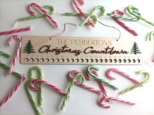 Christmas Countdown - Candy Cane Festive Advent Calendar