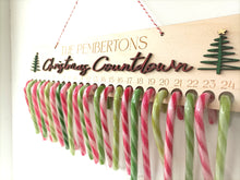 Christmas Countdown - Candy Cane Festive Advent Calendar