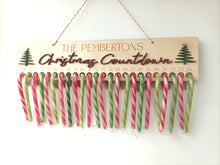 Christmas Countdown - Candy Cane Festive Advent Calendar