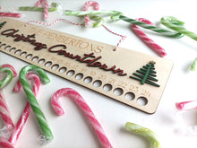 Christmas Countdown - Candy Cane Festive Advent Calendar